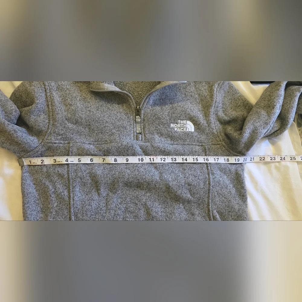 The North Face Gordon Lyons ¼ Zip Fleece Pullover Gray Men’s Small